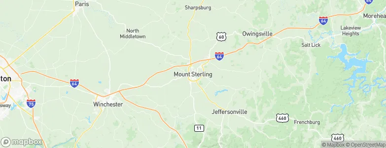 Mount Sterling, United States Map