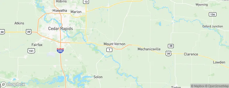 Mount Vernon, United States Map