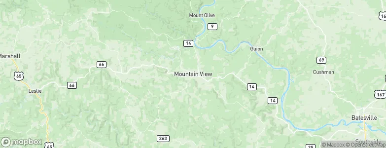 Mountain View, United States Map