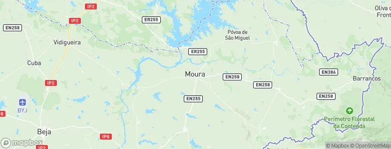 Moura, Portugal Map