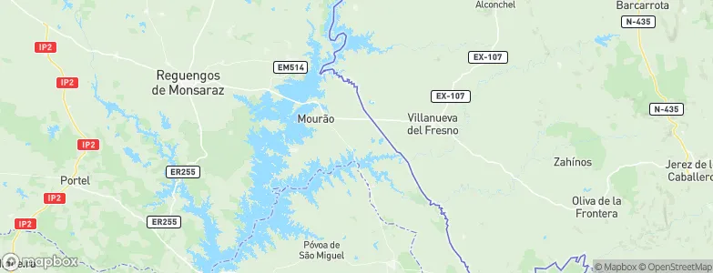 Mourão, Portugal Map