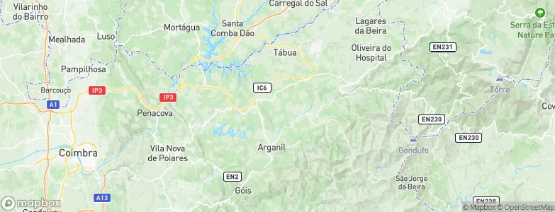 Mouronho, Portugal Map