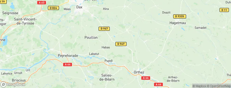 Mouscardès, France Map