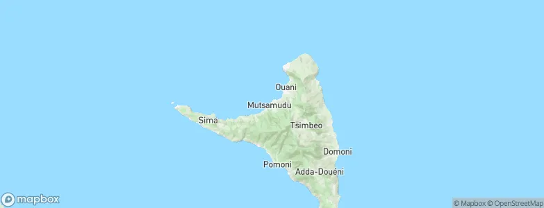 Moutsamoudou, Comoros Map