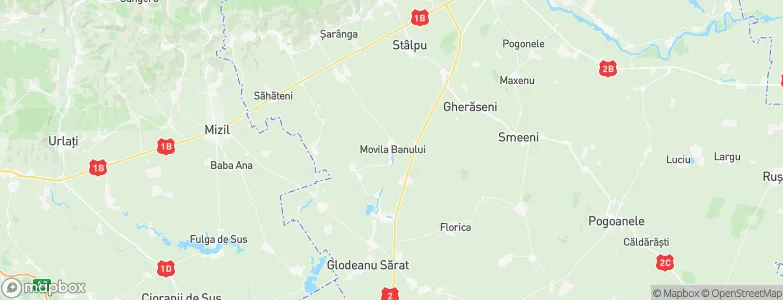 Movila Banului, Romania Map