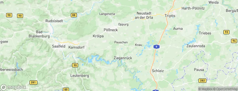 Moxa, Germany Map
