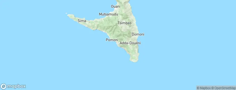 Moya, Comoros Map