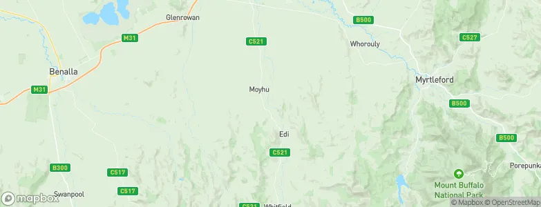 Moyhu, Australia Map