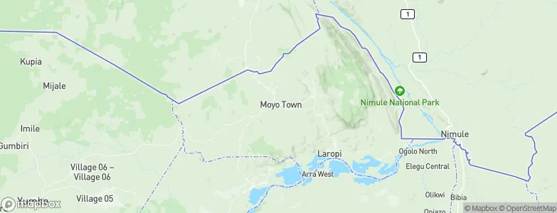 Moyo District, Uganda Map