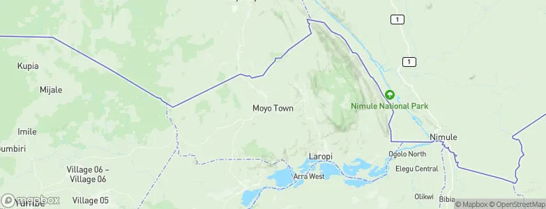 Moyo, Uganda Map