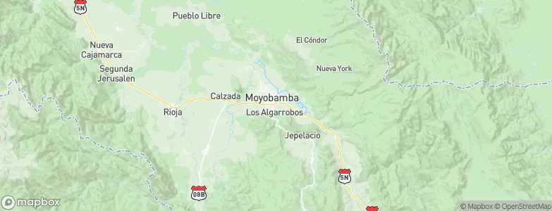 Moyobamba, Peru Map