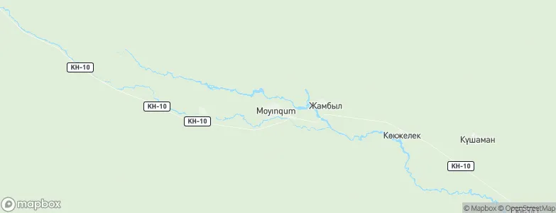 Moyynkum, Kazakhstan Map