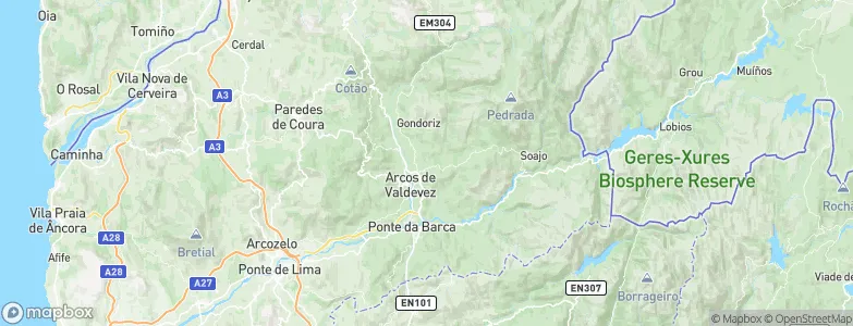 Mozelos, Portugal Map