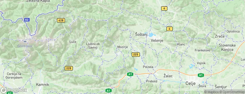 Mozirje, Slovenia Map
