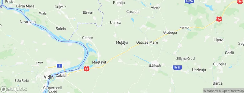Moţăţei, Romania Map