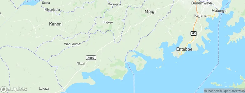 Mpigi District, Uganda Map