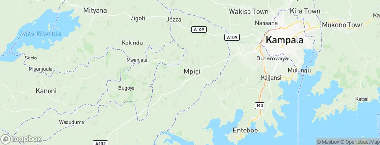 Mpigi, Uganda Map