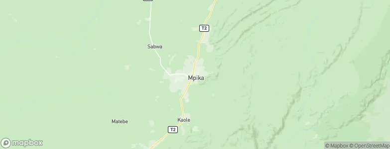 Mpika, Zambia Map