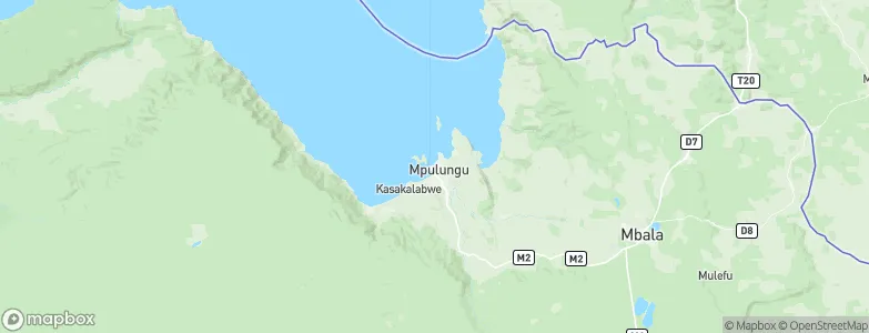 Mpulungu, Zambia Map
