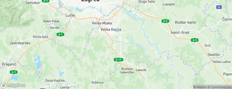 Mraclin, Croatia Map