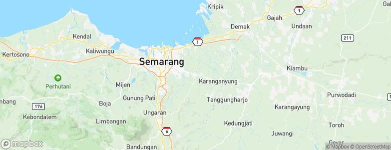Mranggen, Indonesia Map
