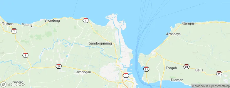 Mriyunan, Indonesia Map