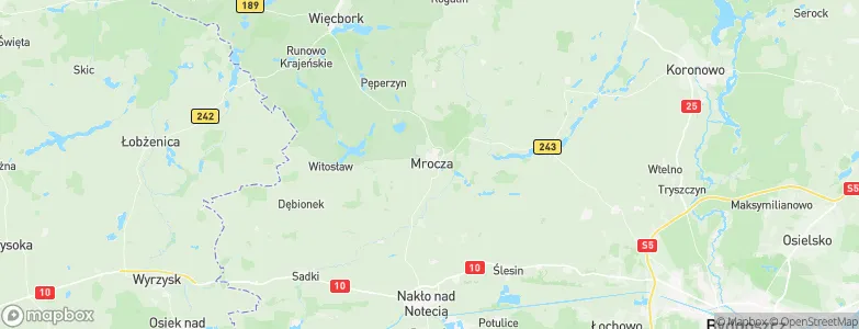 Mrocza, Poland Map