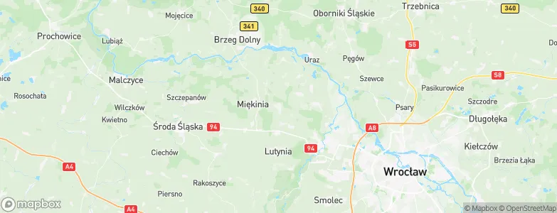 Mrozów, Poland Map