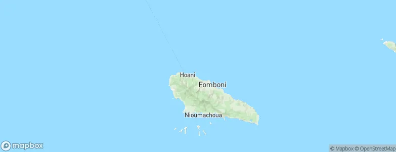 Mtakoudja, Comoros Map