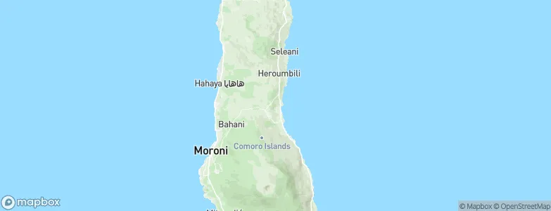 Mtsamdou, Comoros Map