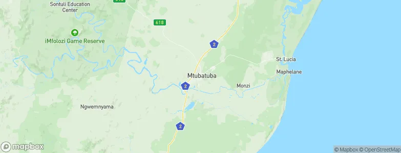 Mtubatuba, South Africa Map