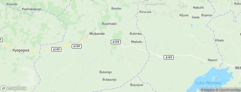 Mubende District, Uganda Map