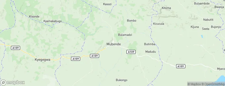 Mubende, Uganda Map