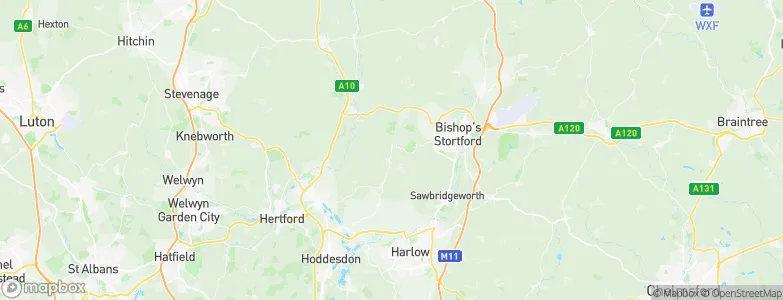 Much Hadham, United Kingdom Map