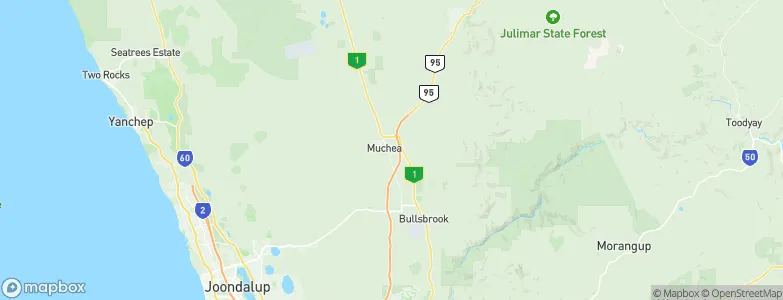 Muchea, Australia Map