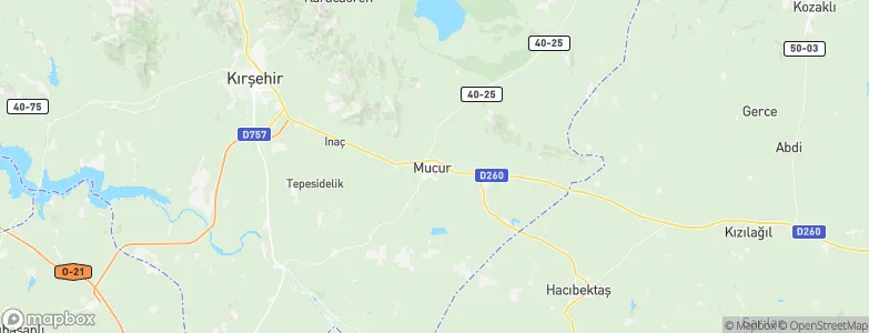 Mucur, Turkey Map