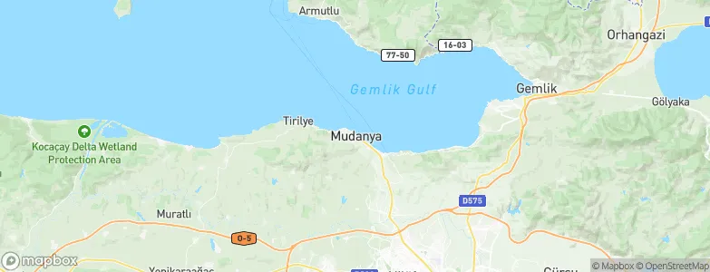 Mudanya, Turkey Map