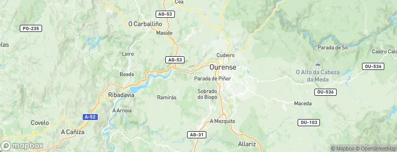 Mugares, Spain Map
