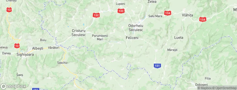 Mugeni, Romania Map