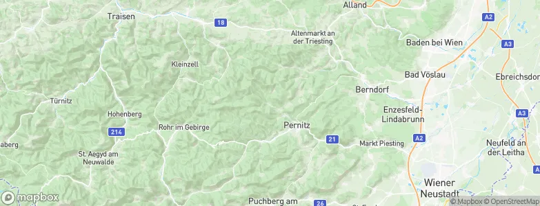Muggendorf, Austria Map