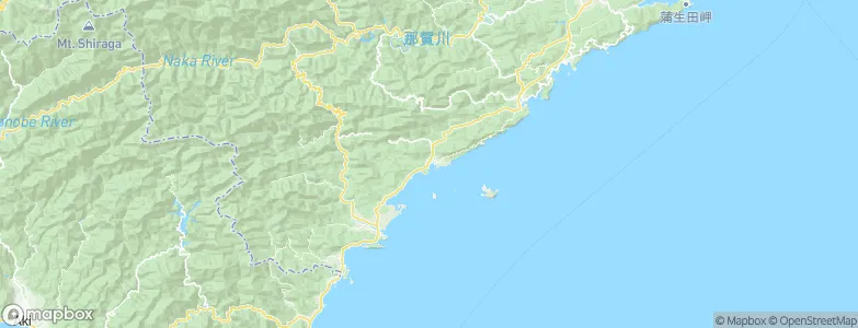 Mugiura, Japan Map