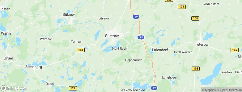Mühl Rosin, Germany Map