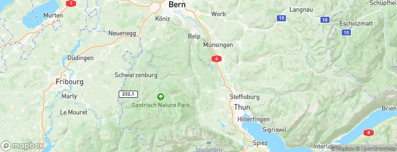 Mühlethurnen, Switzerland Map