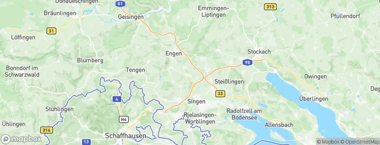 Mühlhausen-Ehingen, Germany Map