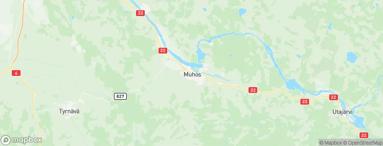 Muhos, Finland Map