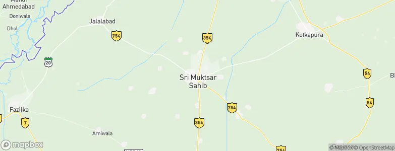 Muktsar, India Map