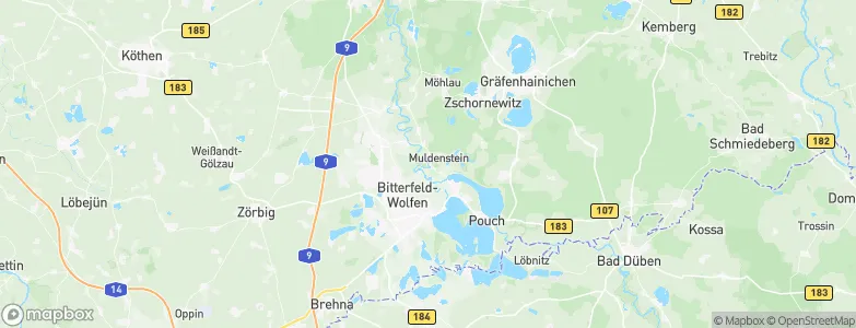 Muldenstein, Germany Map