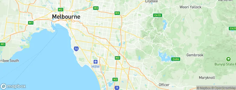 Mulgrave, Australia Map