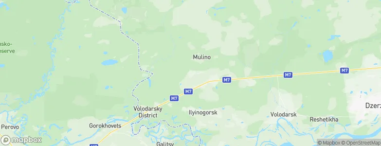 Mulino, Russia Map