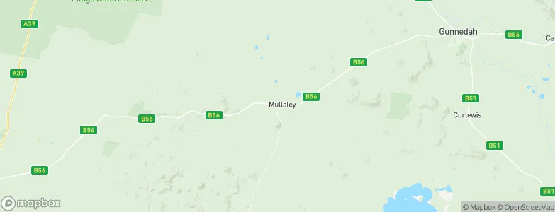 Mullaley, Australia Map